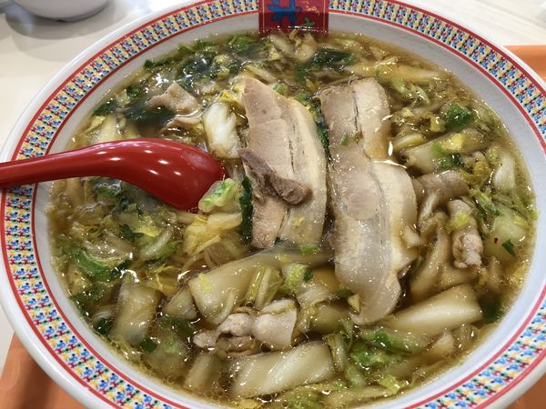 「おいしいラーメン(650円)+麺大盛(200円)」@どうとんぼり神座 イオンモールナゴヤドーム前店の写真