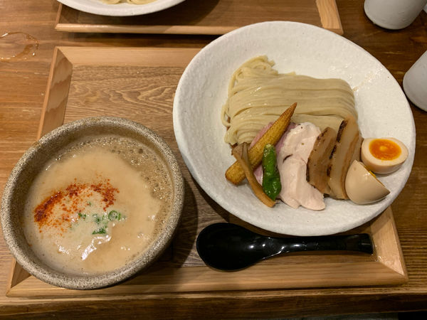 「伊勢海老つけ麺全のせ」@麺家 半蔵の写真