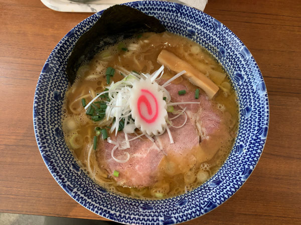 「魚介とんこつラーメン800円」@麺屋わおんの写真