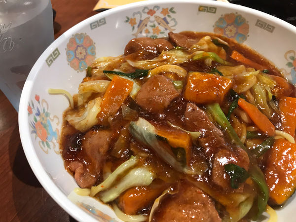 「スタミナ冷し（大盛り）」@我流食堂 ジョイフル本田ニューポートひたちなか店の写真