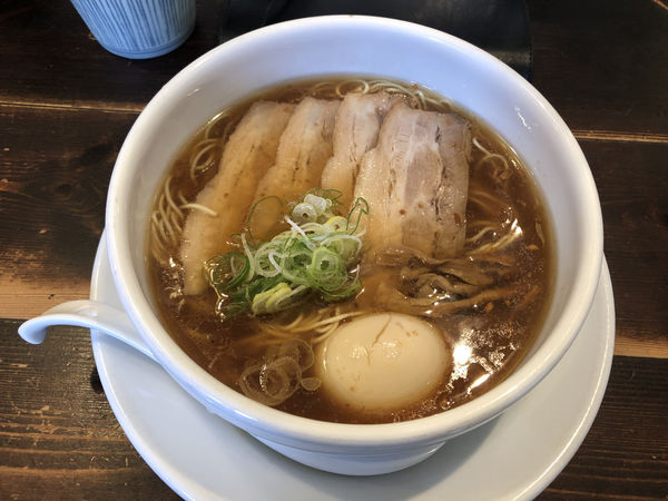 「香そばしょうゆ全部のせ」@徳川町 如水 本店の写真