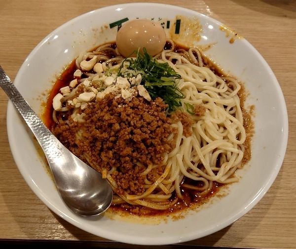 「汁なし黒酢担々麺【限定イートイン】」@ラーメン イロドリの写真