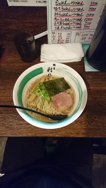 「烏賊そば(しお)」@自家製麺 麺屋 利八の写真