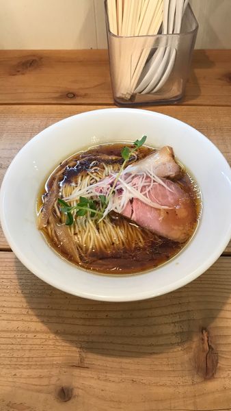 「kiriSOBA醤油＋和え玉白醤油」@The Noodles & Saloon Kiriyaの写真