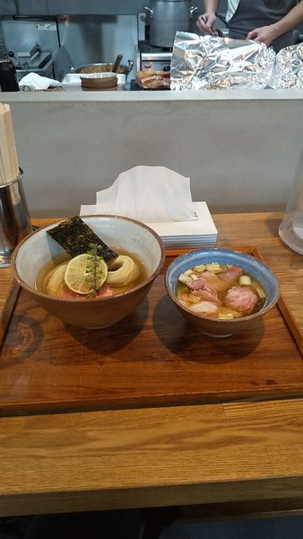 「昆布水のつけめん塩」@YOKOKURA STOREHOUSEの写真