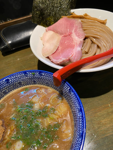 「豚骨魚介つけ麺（大）」@麺屋 食べいろの写真