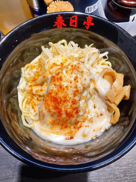 「鳥豚油そば並」@油そば 春日亭 秋葉原昭和通り口店の写真