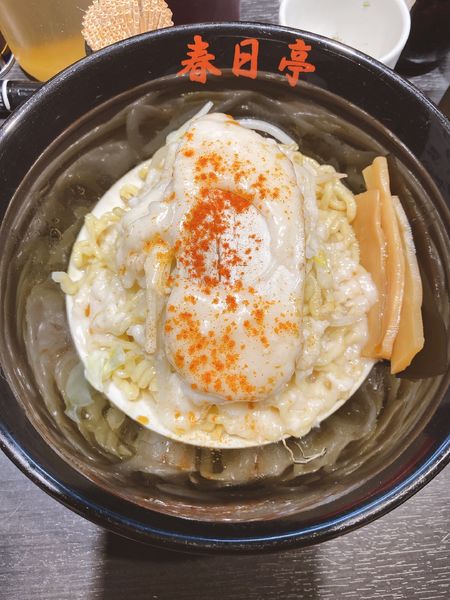 「鳥豚油そば並」@油そば 春日亭 秋葉原昭和通り口店の写真