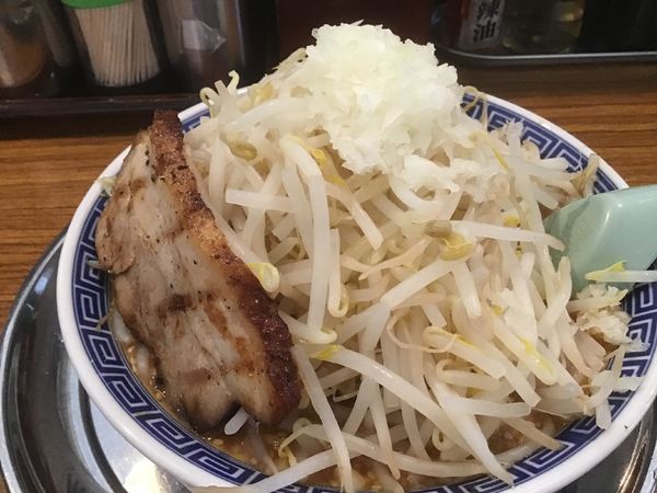 「ふじ麺味噌880円(味濃い目脂多め)」@優勝軒 柏店の写真