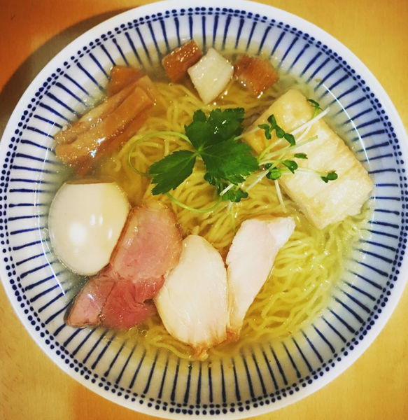 「ポルチーニ塩そば」@すすり処  奥がわの写真