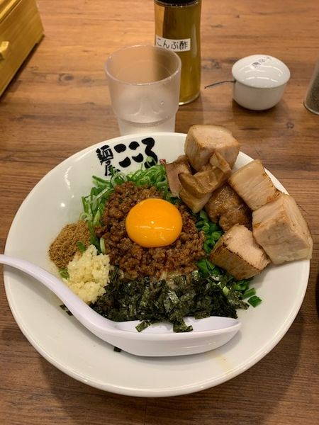 「肉入り台湾まぜそば」@麺屋こころ 長野店の写真