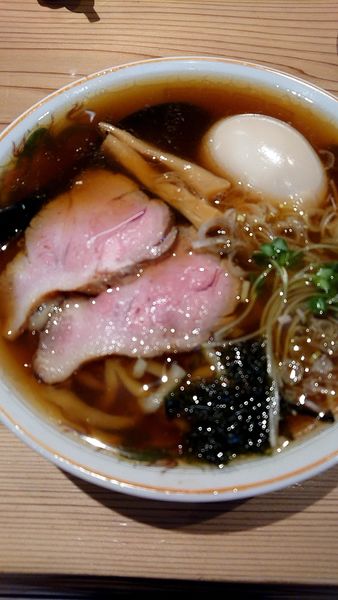 「昔ながらの醤油ラーメン(味玉トッピング)」@幸屋きよまる 総本店の写真