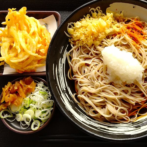 「朝そば(鬼おろし)360円」@ゆで太郎 16号白井富塚店の写真