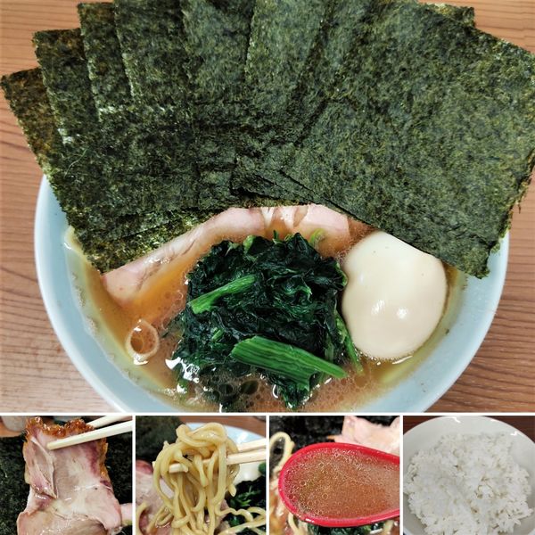 「外伝ラーメン(並)　1000円」@家系らーめん 武将家 外伝の写真