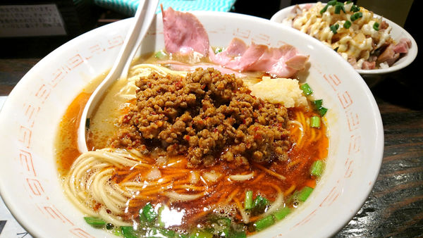 「【夜】ニボ台湾ラーメン+マヨチャーシューご飯」@らぁめん小池の写真