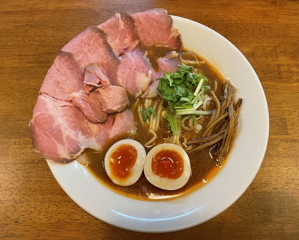 「濃厚海老味噌らぁめん全部入り　1300円」@らぁ麺はうす Sumika0の写真