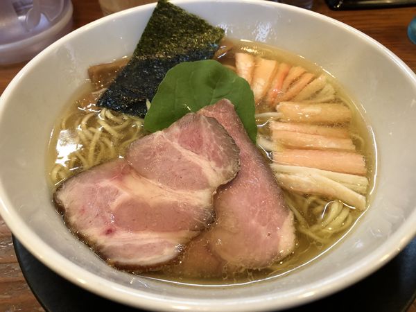 「北陸蟹の塩味」@自然派ラーメン 神楽の写真