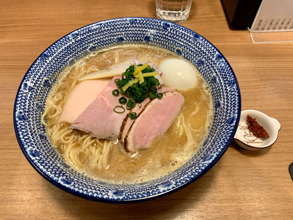 「特選鴨だし白湯ラーメン」@麺屋福丸の写真