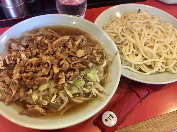 「チャーシューやさいつけそば」@丸長 目白店の写真