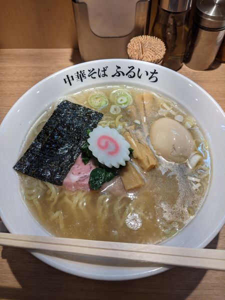 「味玉塩中華そば」@中華そば ふるいちの写真