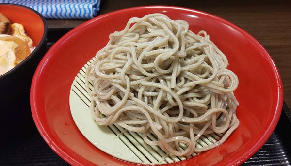 「炎のミニ親子丼セット」@名代 富士そば 柏店の写真
