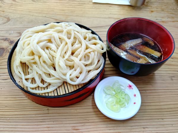 「なす汁もりうどん(並盛)660円」@元祖田舎っぺうどん 北上尾店の写真