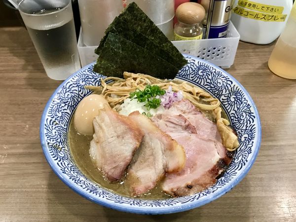 「特製濃厚煮干しそば 中盛り」@煮干しつけ麺 宮元の写真