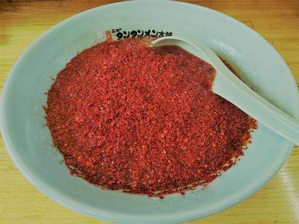 「ニュータンタンメン　※大辛　＋唐辛子：無料」@元祖ニュータンタンメン本舗 上田店の写真