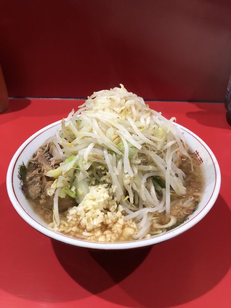 「小豚W」@ラーメン二郎 千葉店の写真