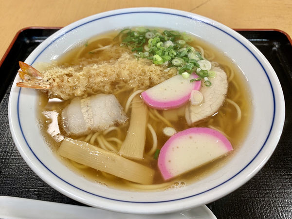 「中華そば 天ぷらのせ…750円」@大森屋 分店の写真