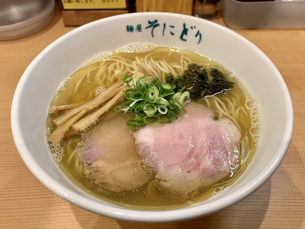 「白醤油らーめん…850円」@麺屋 そにどりの写真