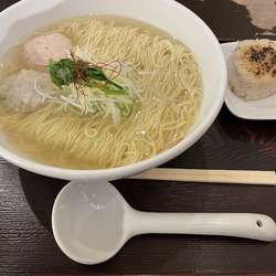 あら炊き塩らあめん焼きおにぎり付