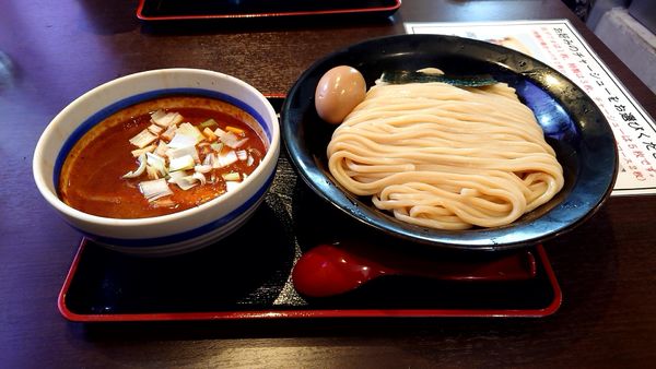 「旨辛つけ麺 味玉 大盛」@鎌ヶ谷 製麺堂てつの写真