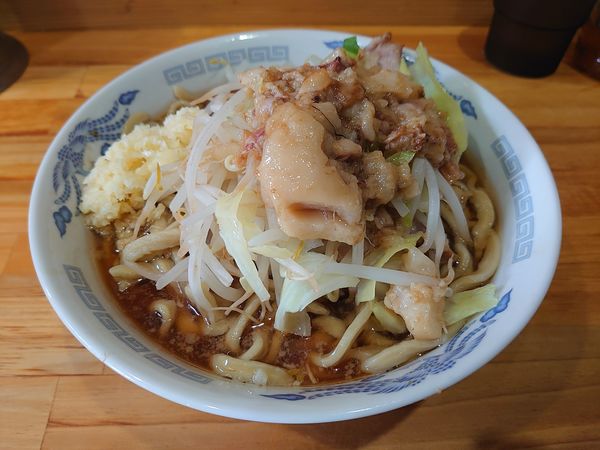 「ラーメン ニンニクアブラ」@ラーメン寿々㐂の写真