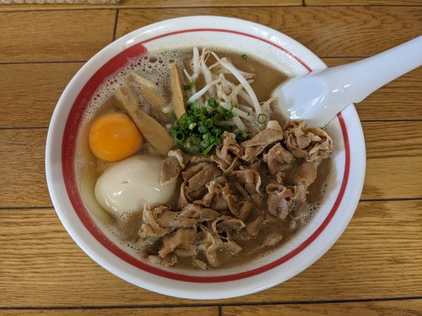 「徳島ラーメン750円(ラーポン味玉)」@光☆MENJIの写真