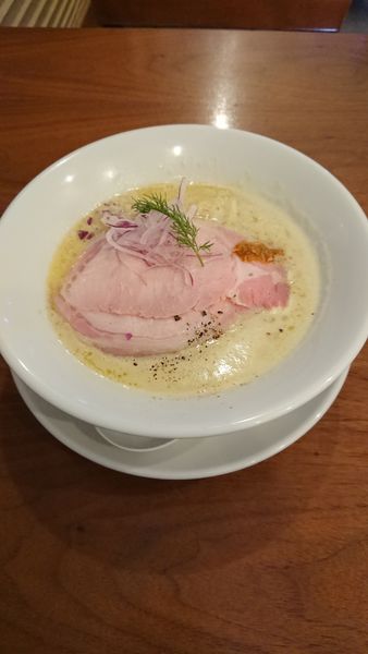 「牡蠣出汁ソバ」@中華そば 先崎の写真