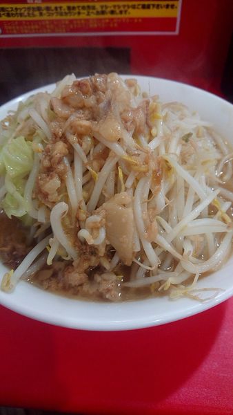 「小ラーメン(750円)200ｸﾞﾗﾑ」@立川マシマシ 太田店の写真