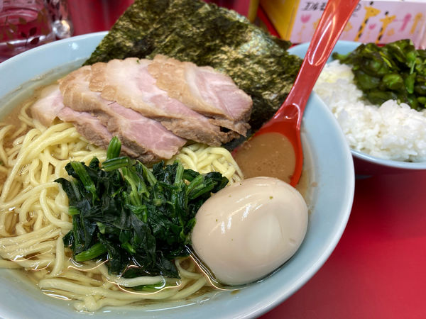 「チャーシューめん 大」@横浜ラーメン 武蔵家 大宮店の写真