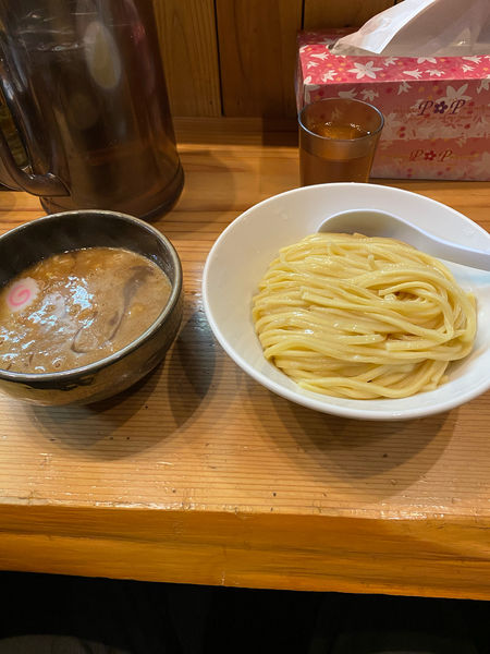 「濃厚つけ麺（大）３００g」@銀座 朧月の写真