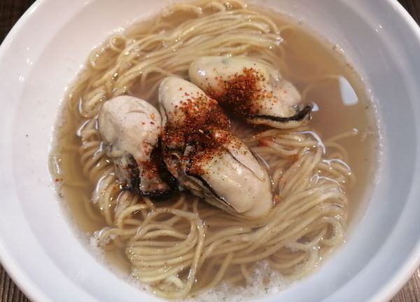 「牡蠣七味鯛そば¥1050」@柳麺 呉田-goden-の写真