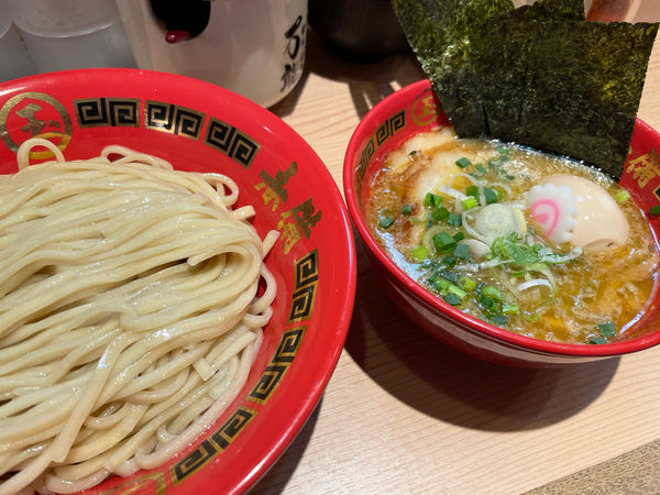 「特製豚鶏つけ麺（中盛り）」@赤備の写真