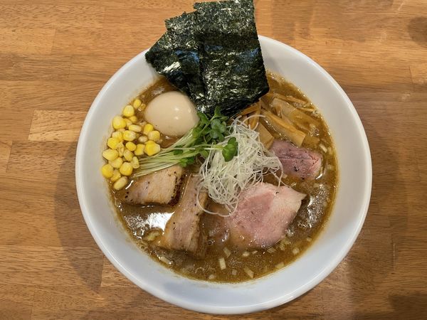 「濃厚味噌らーめん950＋湯咲盛300」@麺処 湯咲の写真