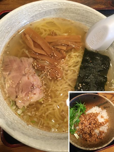 「塩ラーメン600円」@大熊食堂の写真