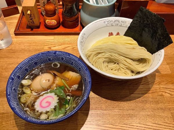 「味玉清湯つけそば」@つけそば 神田勝本の写真