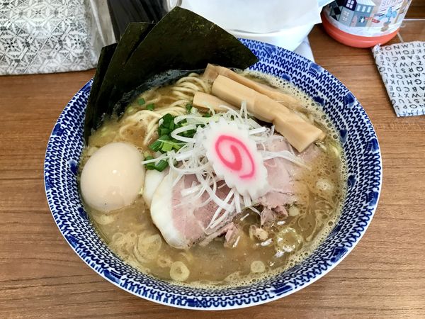 「特製魚介とんこつらーめん 大盛」@麺屋わおんの写真