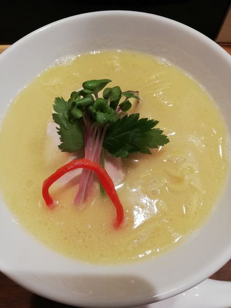 「鶏白湯Soba」@銀座 篝 本店の写真