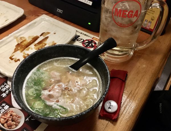 「とり白湯めん」@鳥貴族 吉祥寺北口店の写真