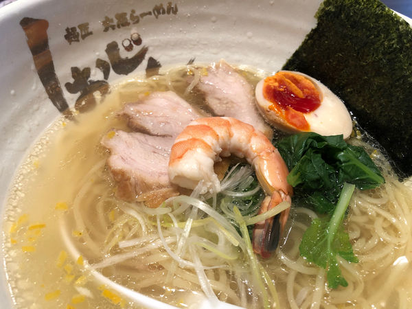 「ゆず塩らーめん＋焼飯」@麺匠 大阪ラーメン しおじん 鳳店の写真
