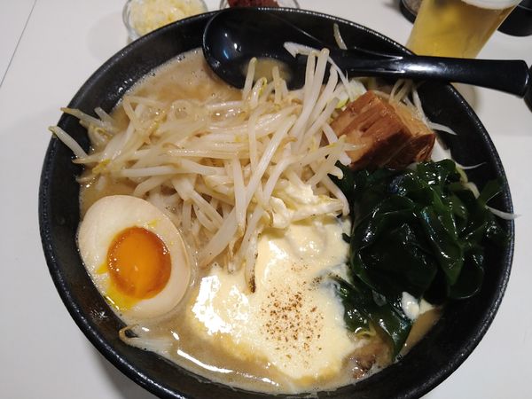 「司みそらーめん さっぱり 中盛」@らーめん 司の写真