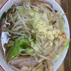ラーメン　ニンニクアブラ